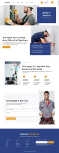 Salford - Electrical & Electrician Service Company Website Design Package - Image 3