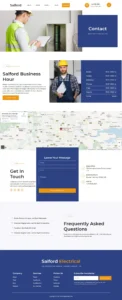 Salford - Electrical & Electrician Service Company Website Design Package - Image 8