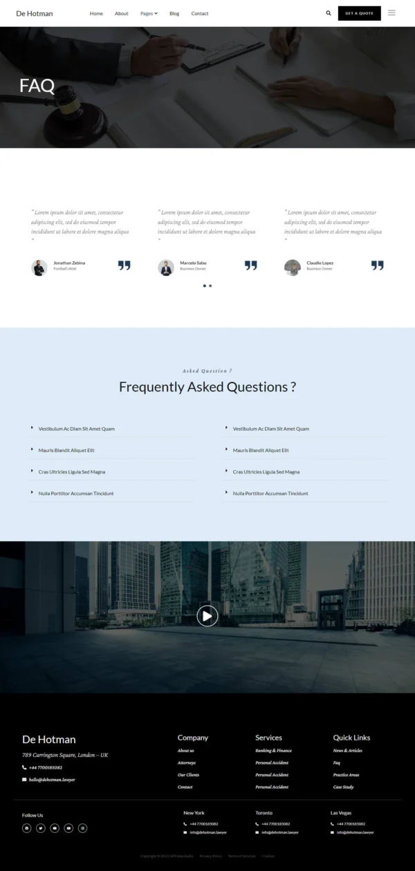 DeHotman - Laywer & Attorney Firm Website Design Package - Image 7