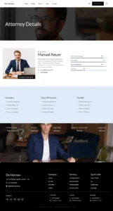 DeHotman - Laywer & Attorney Firm Website Design Package - Image 6