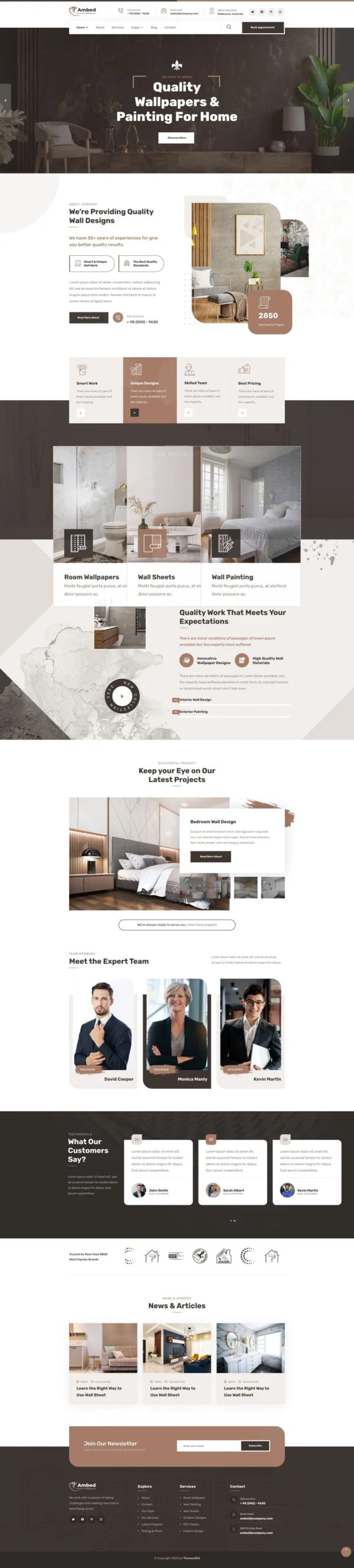 Ambed - Wallpapers & Painting Services Kit