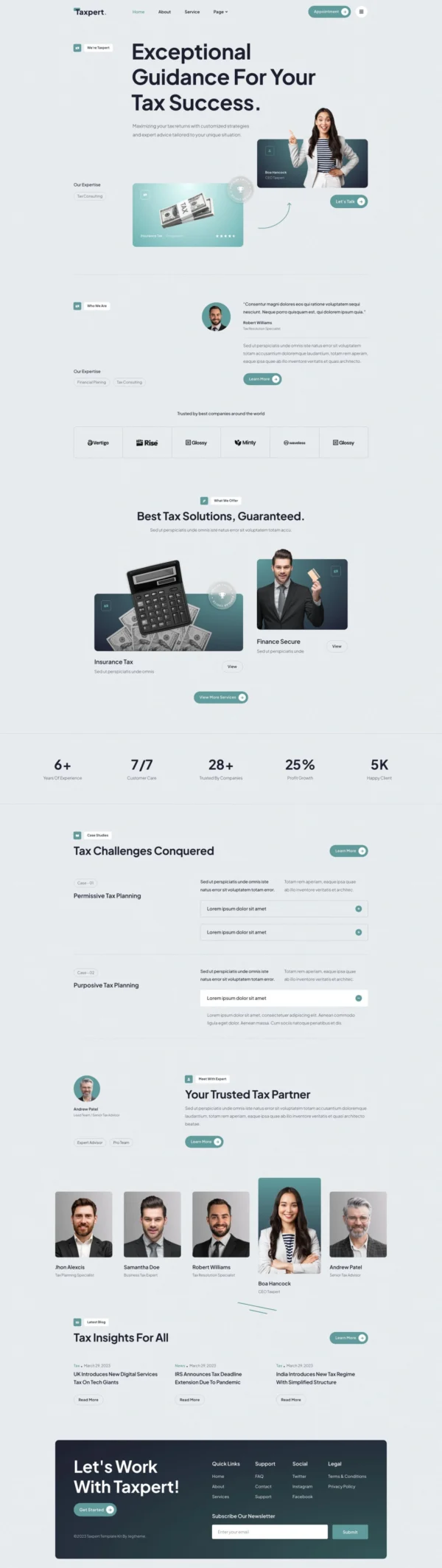 Taxpert – Tax Advisor & Consulting Website Design Package