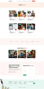 Learen - E-Learning & Online Courses Website Design Package - Image 2