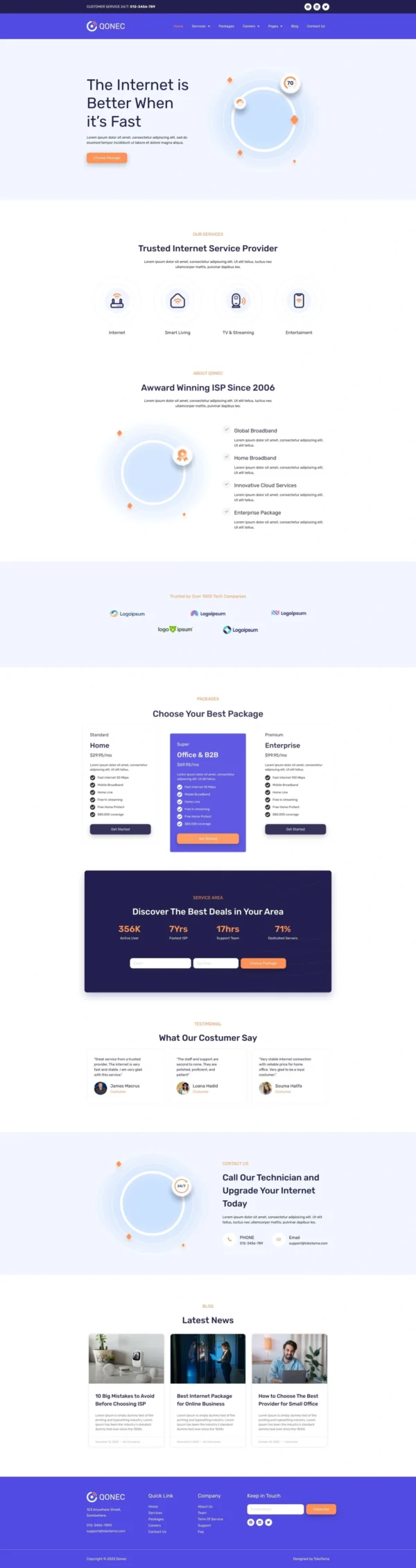 Qonec - Broadband & Internet Service Provider Kit