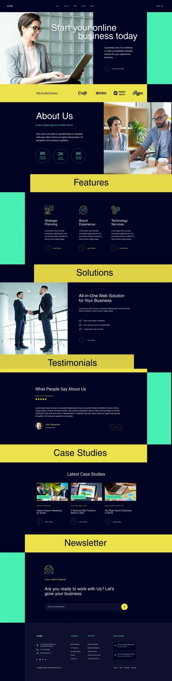 Bizkei | Business & Services Website Design Package