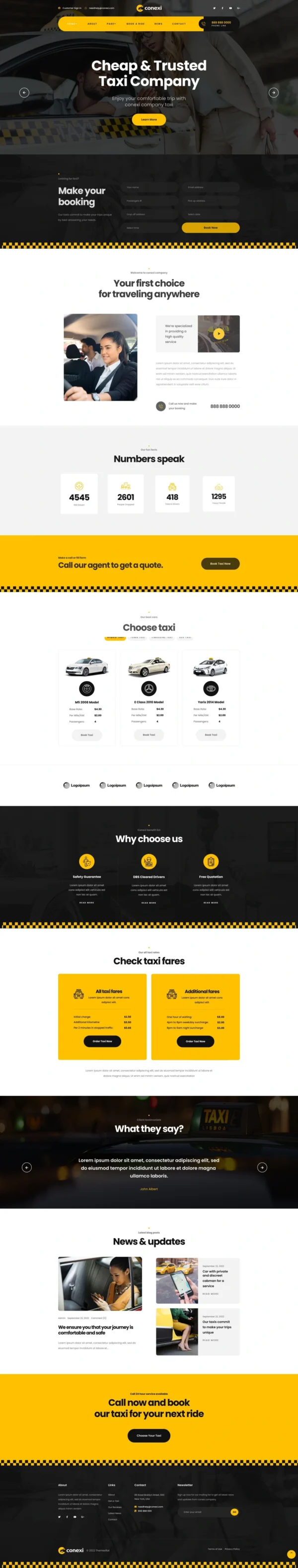 Conexi - Online Taxi Booking Service Kit