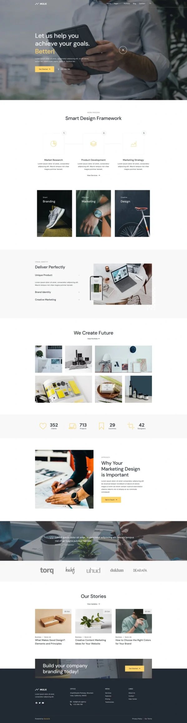 Mulk - Digital Agency Website Design Package