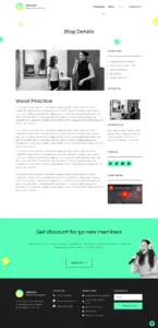 Mozart - Music School Website Design Package - Image 6