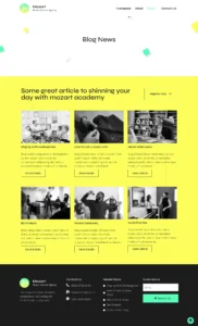 Mozart - Music School Website Design Package - Image 5