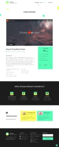 Mozart - Music School Website Design Package - Image 4