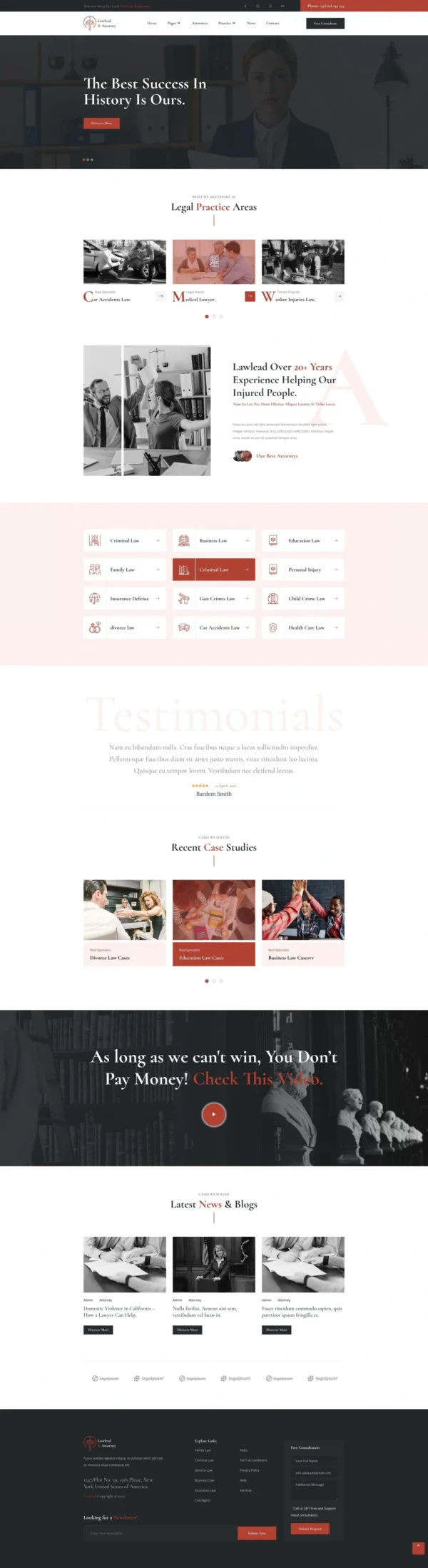 Lowlead - Attorney & Lawyers Website Design Package