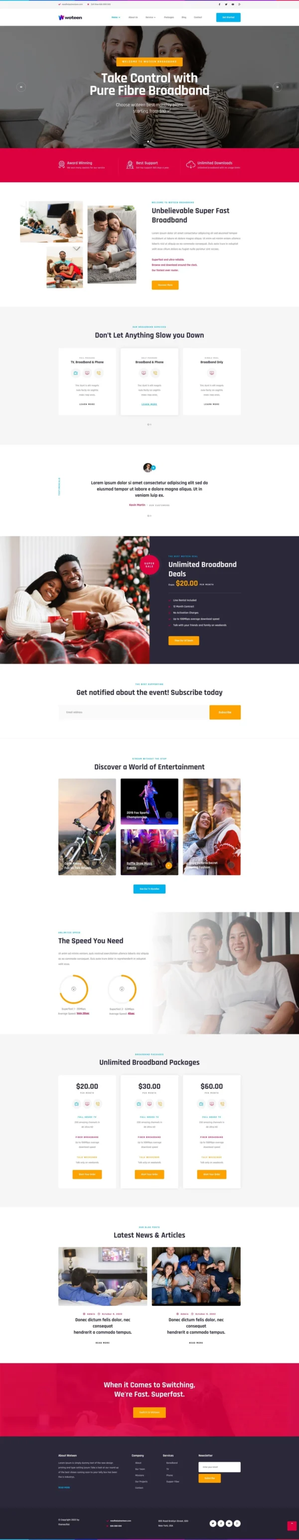 Woteen - Broadband & Telecom Business Kit