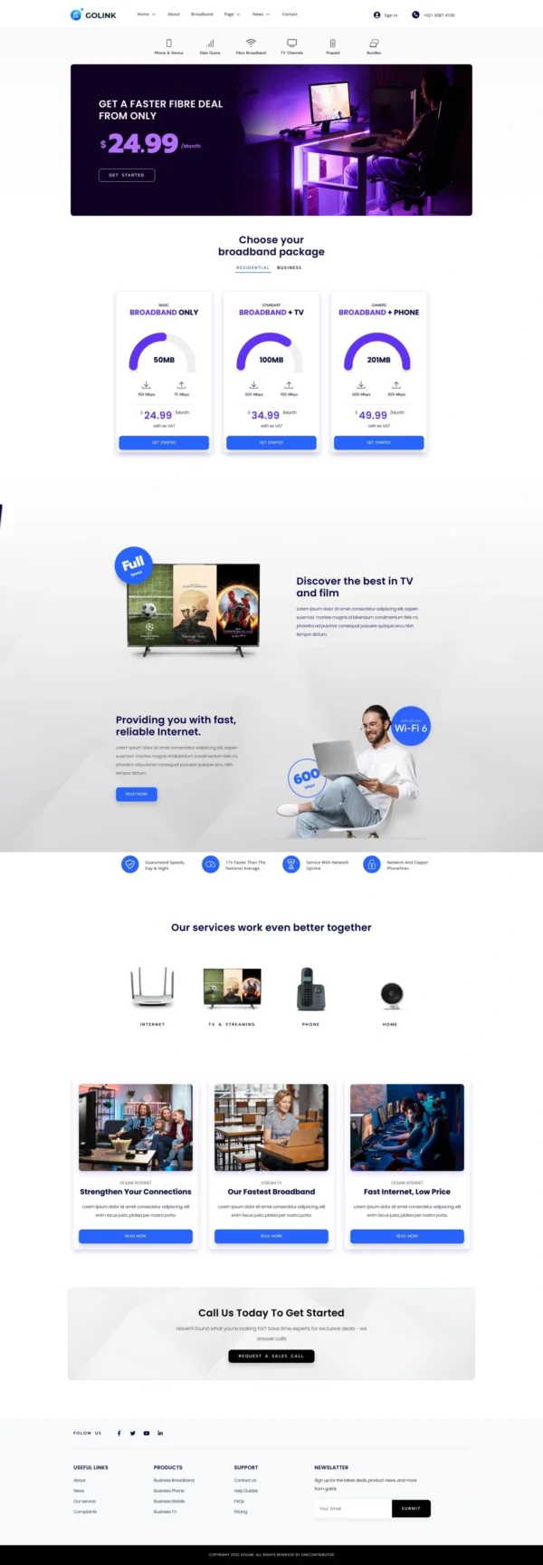 Golink - Broadband & Internet Service Provider Kit