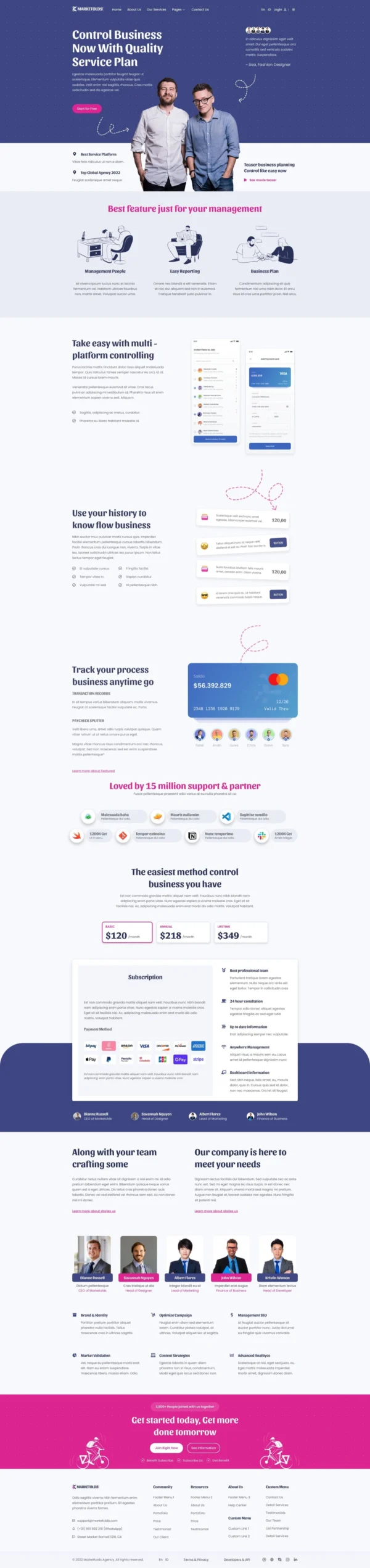 Marketolds - Digital Marketing Website Design Package