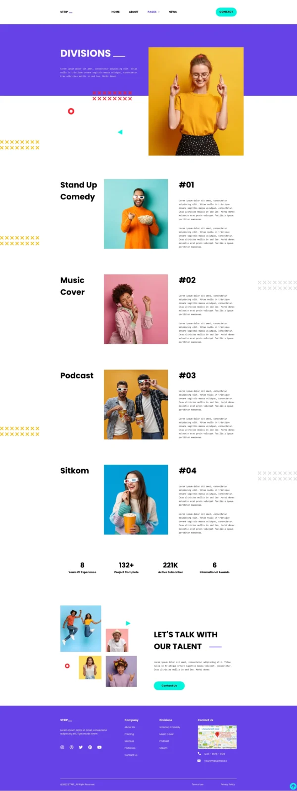 Strip - Content Creator & Influencer Website Design Package - Image 4