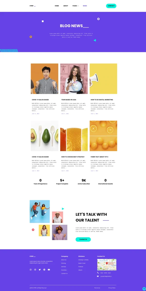Strip - Content Creator & Influencer Website Design Package - Image 6