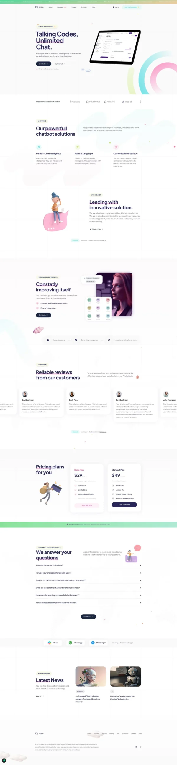 AI Hub - AI chatbot Theme