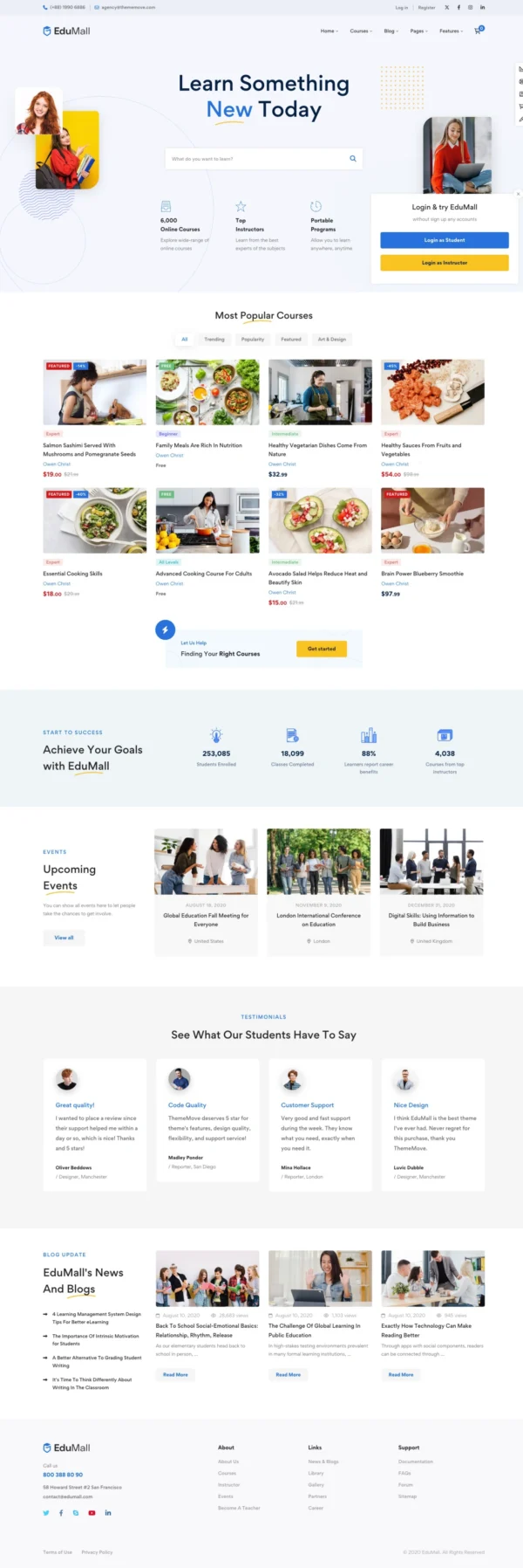 EduMall - Professional LMS Education Center Web package - Image 2