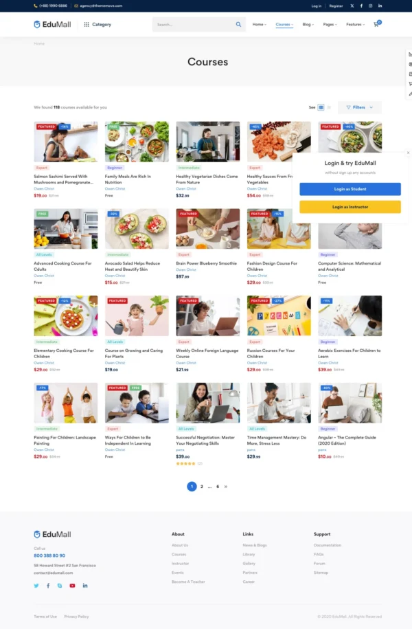 EduMall - Professional LMS Education Center Web package - Image 5