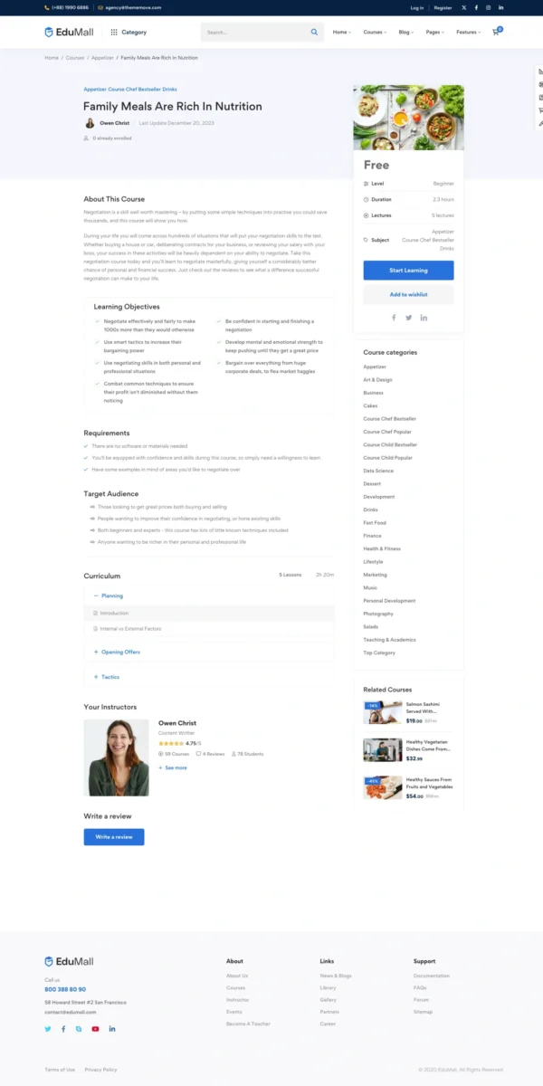 EduMall - Professional LMS Education Center Web package - Image 4