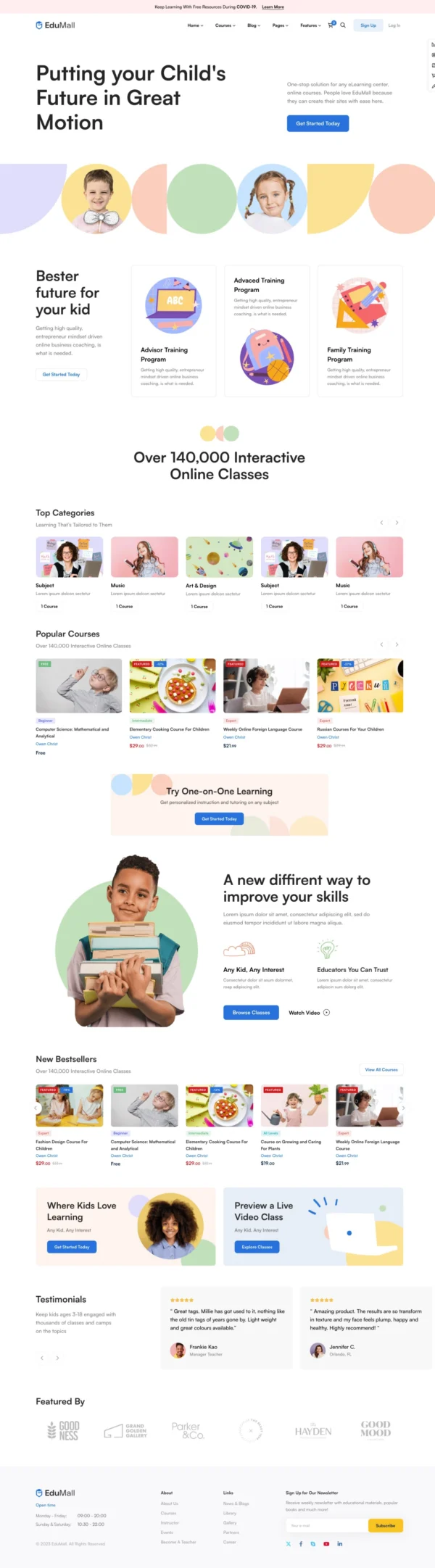 EduMall - Professional LMS Education Center Web package - Image 3