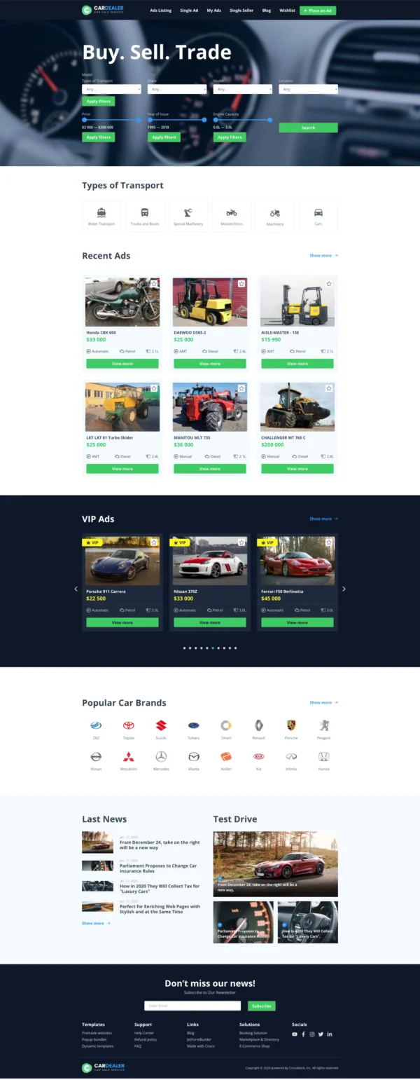 Car Dealership Website Design Package