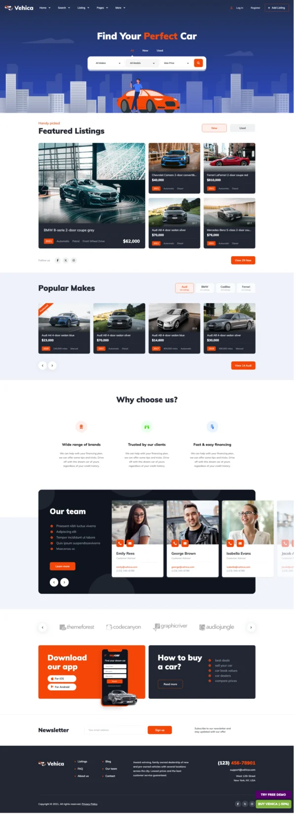 Vehica - Car Dealer & Automotive Directory