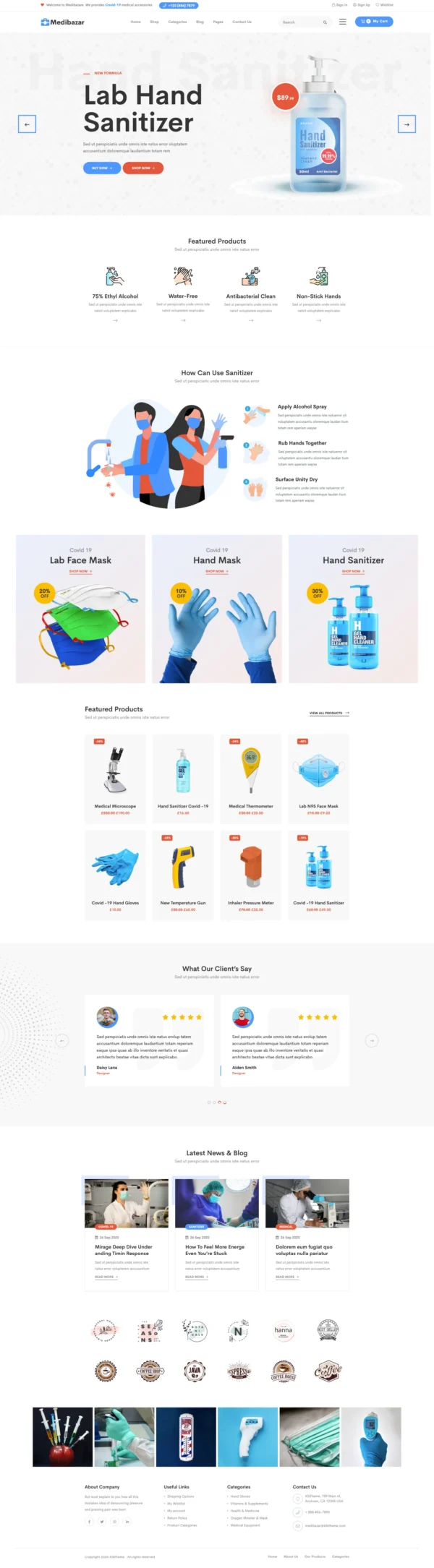Medibazar - Medical Store eCommerce Website design package - Image 3