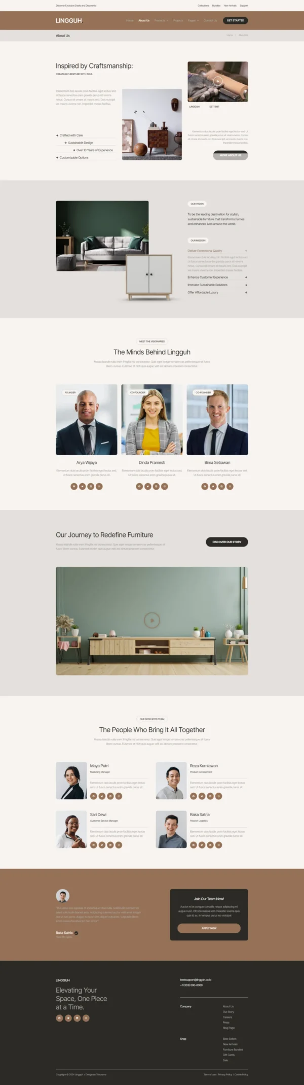Lingguh - Furniture Ecommerce Website design package - Image 2