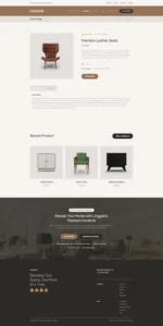 Lingguh - Furniture Ecommerce Website design package - Image 6