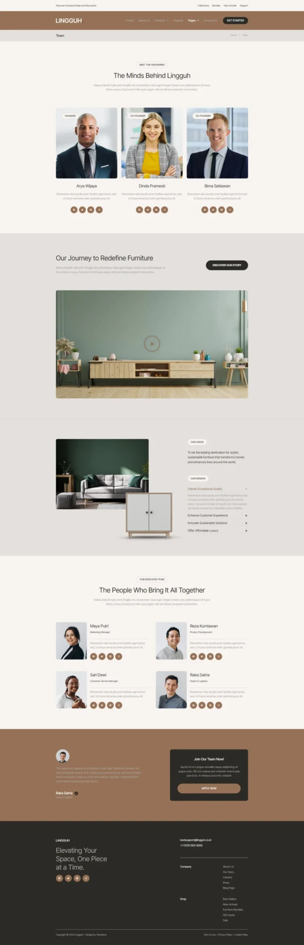 Lingguh - Furniture Ecommerce Website design package - Image 3