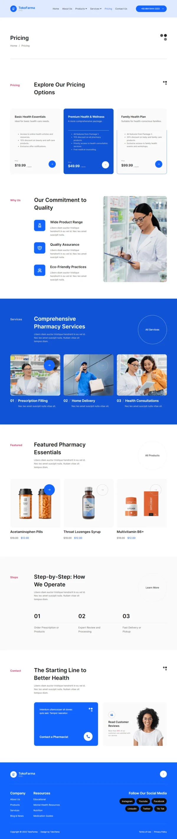 TokoFarma - Ecommerce Medicinal Store Website Design Package - Image 6
