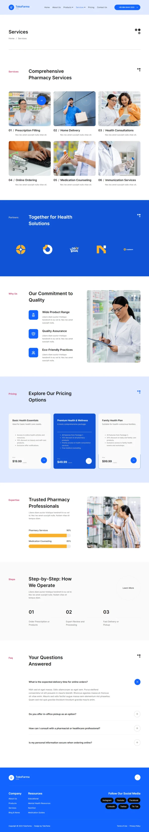 TokoFarma - Ecommerce Medicinal Store Website Design Package - Image 3