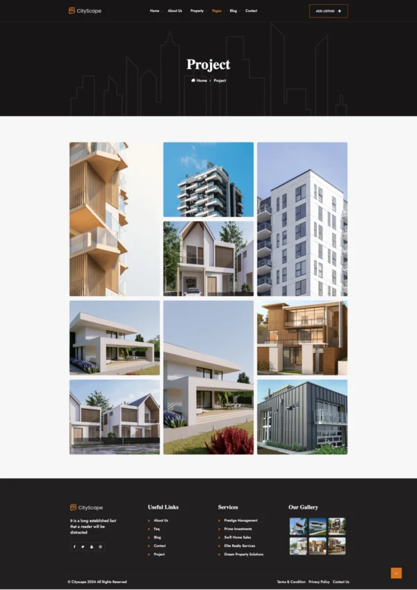 CityScape – Real Estate Website Design Package - Image 4