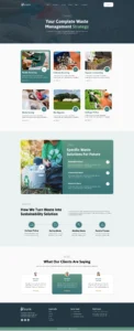 Upcycle - Waste Management & Recycling Website Design Package - Image 3