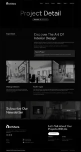 Architera - Architecture & Interior Design website design package - Image 5