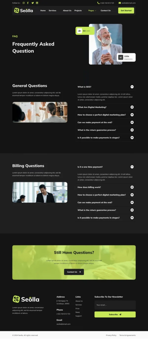 Seolla - SEO & Digital Marketing Agency Website Design Package - Image 7