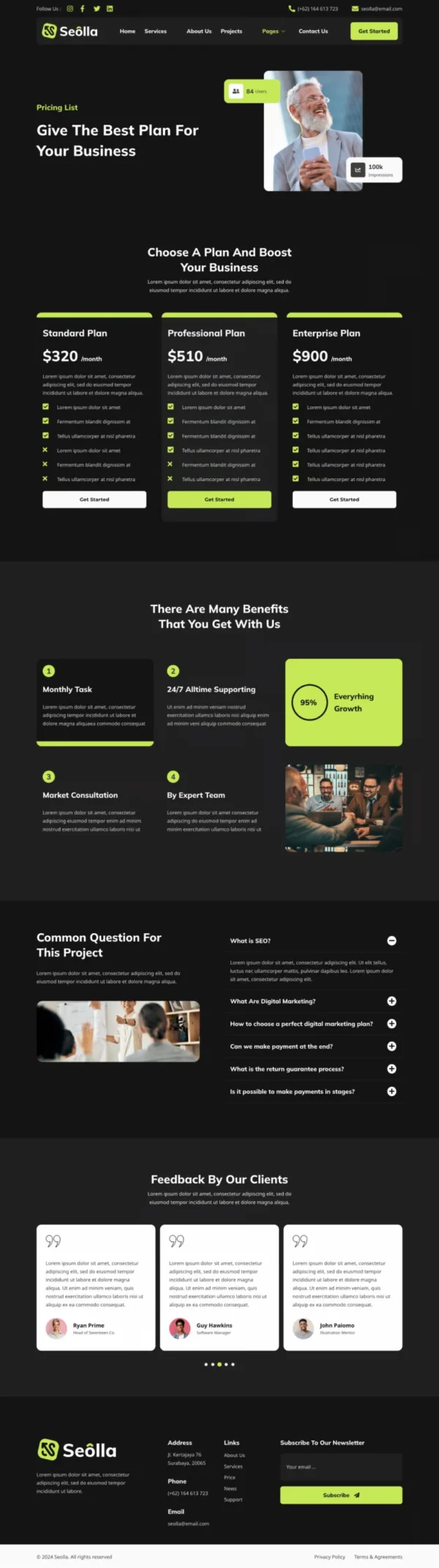 Seolla - SEO & Digital Marketing Agency Website Design Package - Image 5