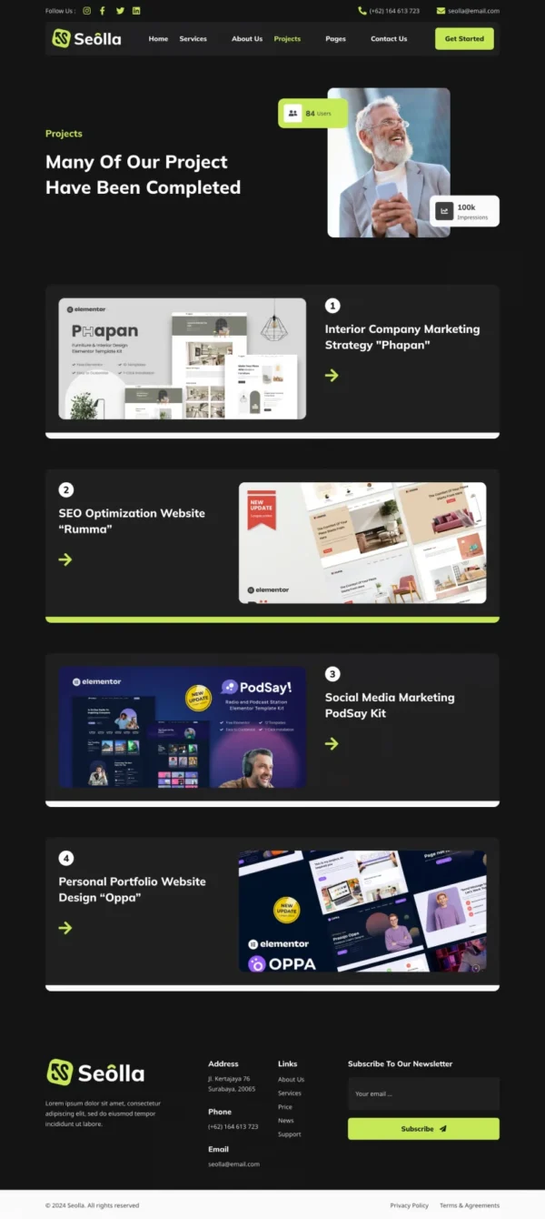 Seolla - SEO & Digital Marketing Agency Website Design Package - Image 3