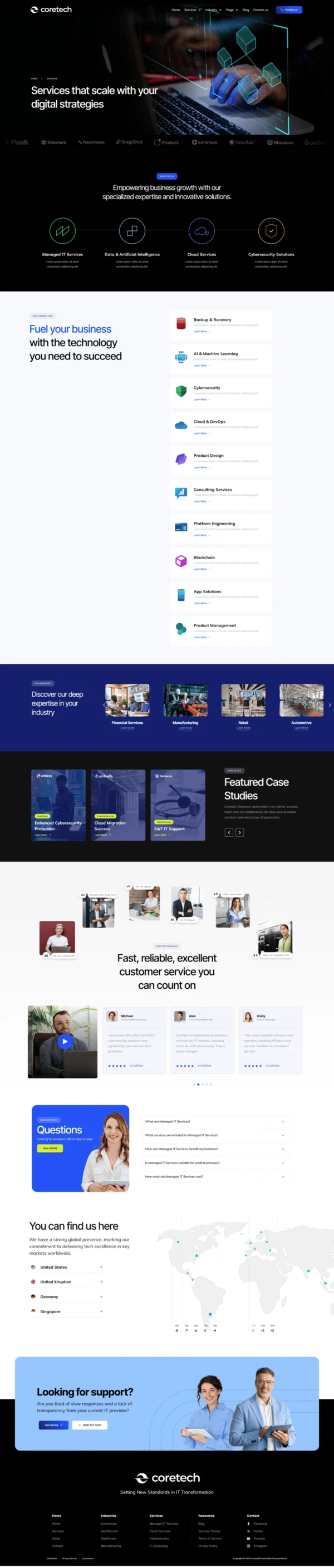etech - IT Solutions & Services Website Design Package - Image 3