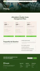 Tracyle - Waste Management & Recycling Service Website Design Package Base - Image 5