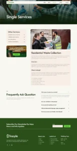 Tracyle - Waste Management & Recycling Service Website Design Package Base - Image 3