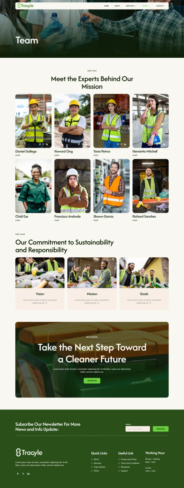 Tracyle - Waste Management & Recycling Service Website Design Package Base - Image 6
