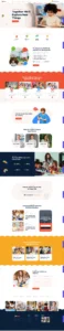 Kidearn - Kindergarten & Baby Care website design package - Image 2