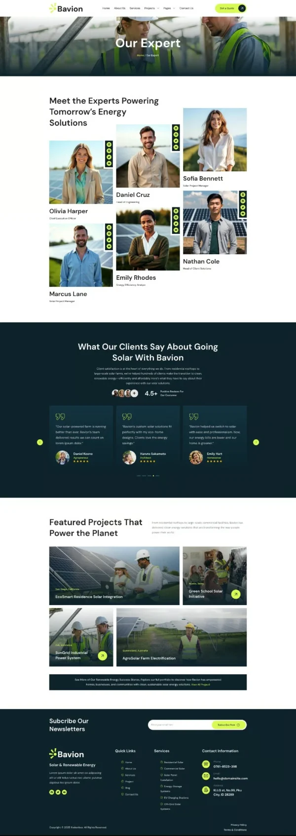 Bavion - Solar & Renewable Energy Website Design Package - Image 5