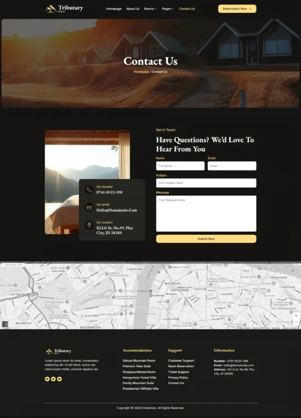 Tributary - Hotel & Resort Website Design Package - Image 7