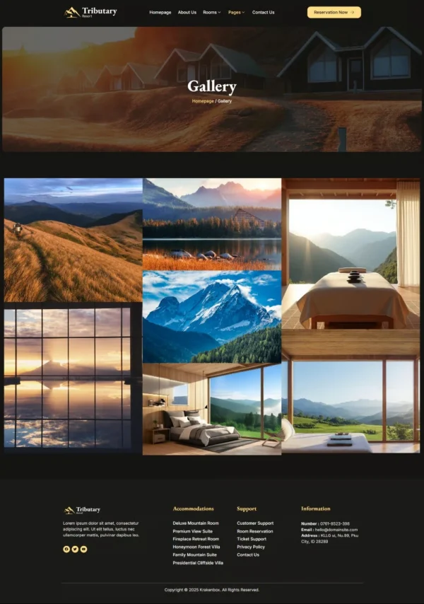 Tributary - Hotel & Resort Website Design Package - Image 5