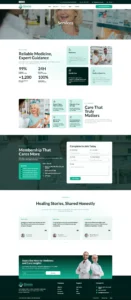 Dovena - Pharmacy & Medical Website Design Package - Image 4