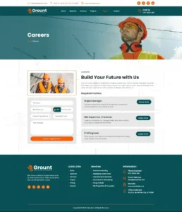 Grount - Construction Website Design Package - Image 7