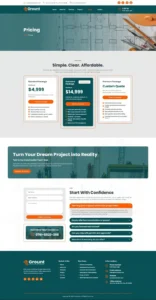 Grount - Construction Website Design Package - Image 5